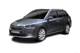 Red 2020 Skoda Fabia Wagon 70 Tsi