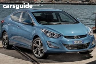 White 2015 Hyundai Elantra Sedan Active