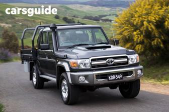 Beige 2022 Toyota Landcruiser Double Cab Chassis Gxl 70Th Anniversary Spec Edt