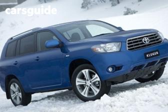 Black 2007 Toyota Kluger Wagon Kx-S (Fwd)