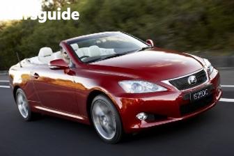 Red 2010 Lexus IS250C Convertible Sports