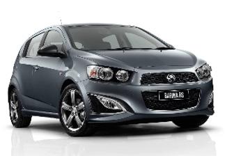 White 2014 Holden Barina Hatchback Rs