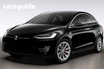 White 2017 Tesla Model X Wagon P100D