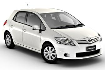 Silver 2010 Toyota Corolla Hatchback Ascent