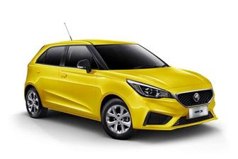 Yellow 2022 MG MG3 Hatchback Core