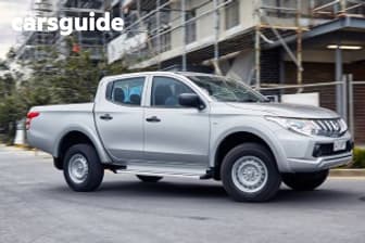 Silver 2016 Mitsubishi Triton Dual Cab Utility Glx (4X4)