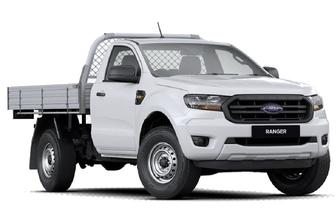 White 2021 Ford Ranger Cab Chassis Xl 3.2 (4X4)