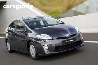Red 2012 Toyota Prius Hatchback Hybrid
