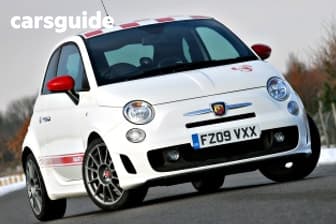 White 2011 Abarth 500 Hatchback Esseesse