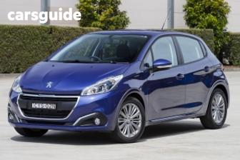 Blue 2017 Peugeot 208 Hatchback Active