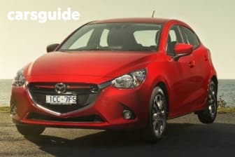 Red 2015 Mazda 2 Hatchback Genki