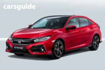 Red 2017 Honda Civic Hatchback Vti-Lx