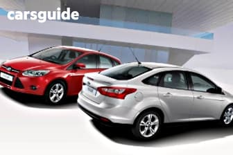 Blue 2014 Ford Focus Hatchback Trend