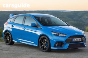 Blue 2017 Ford Focus Hatchback Rs