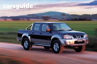 Blue 2003 Nissan Navara Dual Cab Pick-up St-R (4X4)