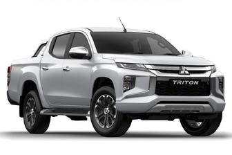 White 2021 Mitsubishi Triton Double Cab Pick Up Glx (4X4)
