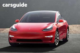 Grey 2020 Tesla Model 3 Sedan Standard Range Rwd