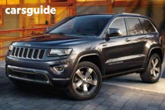 White 2013 Jeep Grand Cherokee Wagon Overland (4X4)