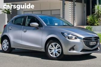 Red 2017 Mazda 2 Hatchback Neo