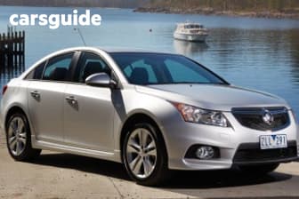 Grey 2014 Holden Cruze Sedan Equipe