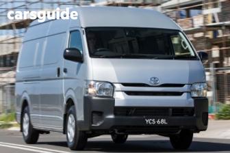 White 2018 Toyota HiAce Bus Commuter