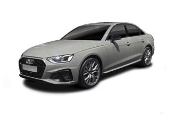 White 2023 Audi A4 Sedan 35 Tfsi Dynamic Black