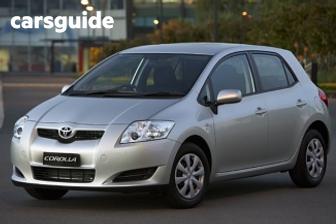 Grey 2007 Toyota Corolla Hatchback Ascent