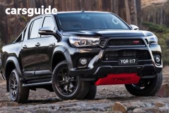 White 2017 Toyota Hilux Dual Cab Utility Trd Black (4X4)