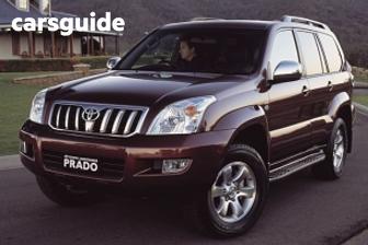 White 2008 Toyota Landcruiser Prado Wagon Grande (4X4)