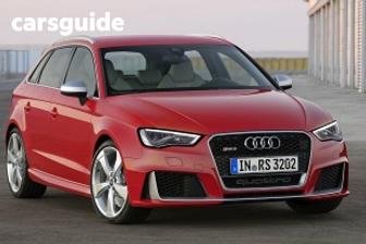 Black 2016 Audi RS3 Hatchback Sportback Quattro