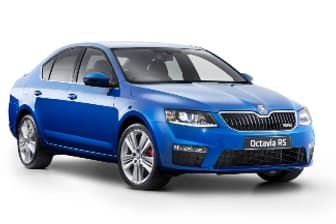 Blue 2014 Skoda Octavia Hatchback Rs 162 Tsi