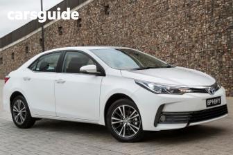 White 2019 Toyota Corolla Sedan Sx