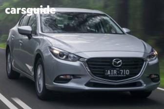 Blue 2017 Mazda 3 Sedan Sp25