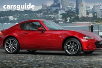 Red 2017 Mazda MX-5 Convertible Rf Gt
