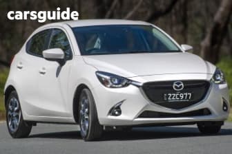 White 2017 Mazda 2 Hatchback Genki