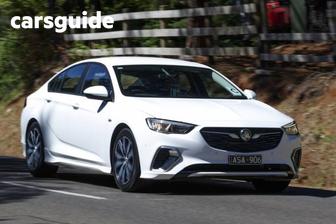 White 2020 Holden Commodore Liftback Rs