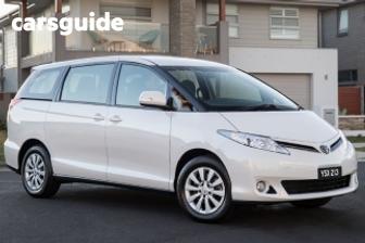 White 2016 Toyota Tarago Wagon Gli