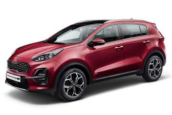 Red 2018 Kia Sportage Wagon Gt-Line (Awd)