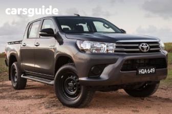 White 2017 Toyota Hilux Dual Cab Utility Sr Hi-Rider