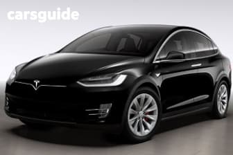 Grey 2017 Tesla Model X Wagon 100D