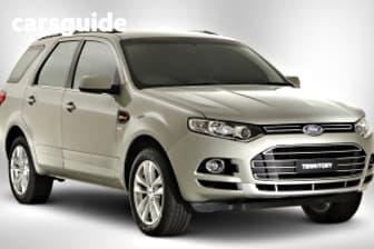 Blue 2013 Ford Territory Wagon Ts (Rwd)