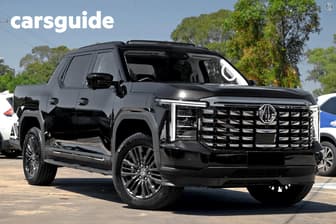 Black 2025 MG Mgu9 Double Cab Pick Up Explore Pro