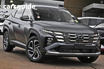 Green 2026 Hyundai Tucson Wagon Premium Hybrid (Awd)