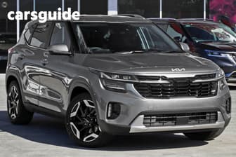 Grey 2025 Kia Seltos Wagon Gt-Line (Awd) (Two-Tone)