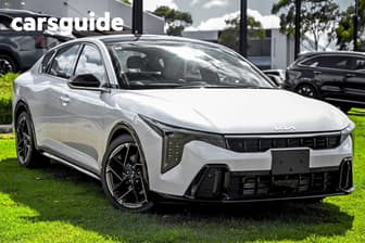 White 2025 Kia K4 Sedan Gt-Line