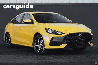 Yellow 2025 MG MG5 Sedan Essence