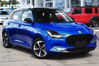 Blue 2025 Suzuki Swift Hatchback Hybrid Glx