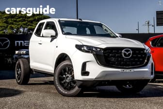 White 2025 Mazda BT-50 Freestyle Cab Chassis Xt (4X4)