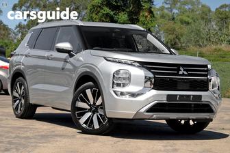 Silver 2025 Mitsubishi Outlander Wagon Exceed 5 Seat (Awd)