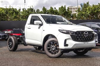 White 2026 Mazda BT-50 Freestyle Cab Chassis Xt (4X4)
